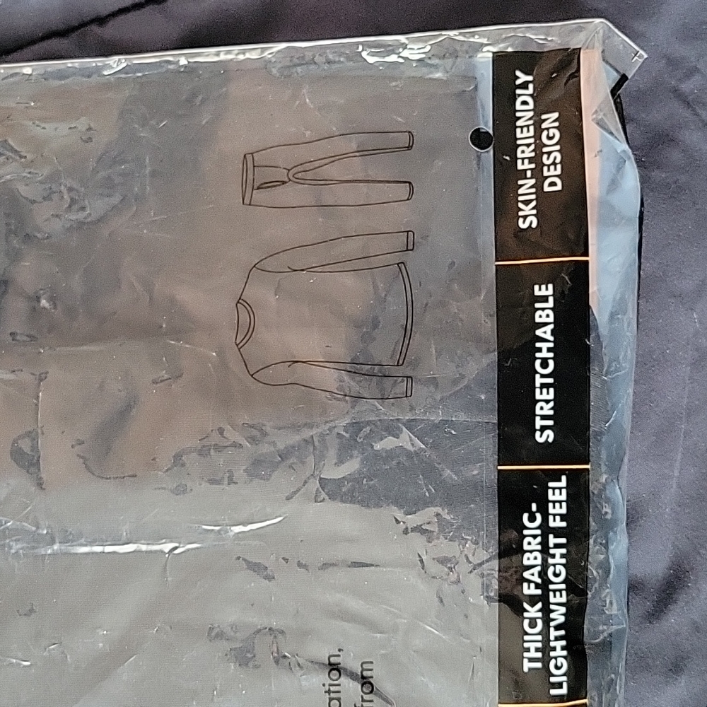Mens thermal underwear set black stretchable size M
